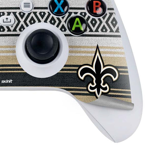 NFL New Orleans Saints Trailblazer Xbox Series S Controller Skin