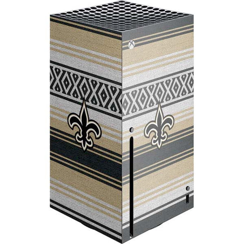 NFL New Orleans Saints Trailblazer Xbox Series X Console Skin