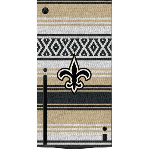 NFL New Orleans Saints Trailblazer Xbox Series X Console Skin