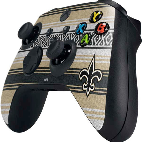 NFL New Orleans Saints Trailblazer Xbox Series X Controller Skin