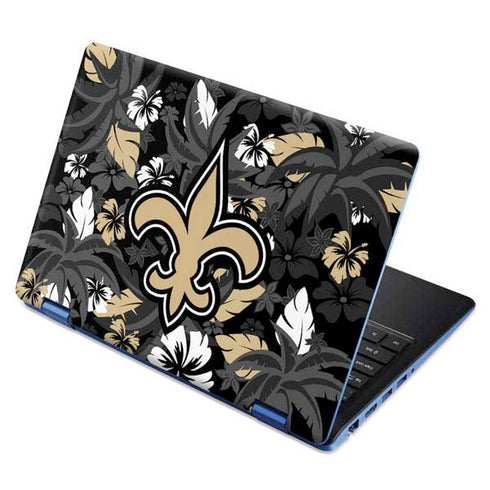 NFL New Orleans Saints Tropical Print Aspire R11 11.6in Skin