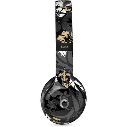 NFL New Orleans Saints Tropical Print Beats Solo 2 Wired Skin