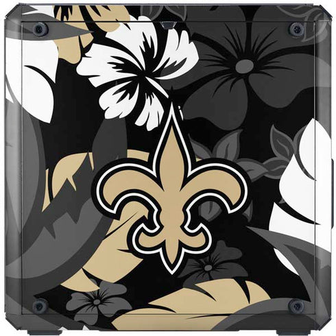 NFL New Orleans Saints Tropical Print Cooler Master MasterBox Q300L Mini Tower Skin
