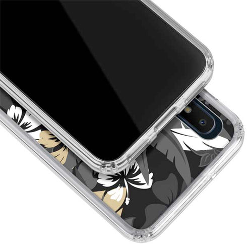NFL New Orleans Saints Tropical Print Galaxy A10e Clear Case