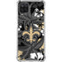 NFL New Orleans Saints Tropical Print Galaxy A12 Clear Case