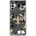 NFL New Orleans Saints Tropical Print Galaxy A13 5G Clear Case
