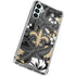 NFL New Orleans Saints Tropical Print Galaxy A13 5G Clear Case