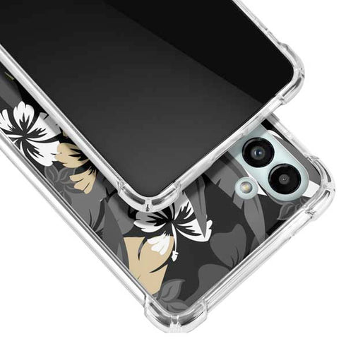 NFL New Orleans Saints Tropical Print Galaxy A13 5G Clear Case
