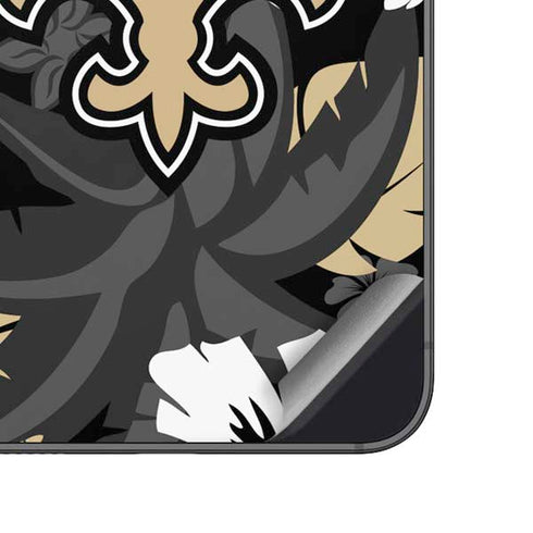 NFL New Orleans Saints Tropical Print Galaxy A14 5G Skin