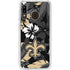 NFL New Orleans Saints Tropical Print Galaxy A20 Clear Case