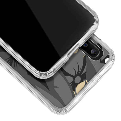 NFL New Orleans Saints Tropical Print Galaxy A20 Clear Case