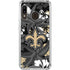 NFL New Orleans Saints Tropical Print Galaxy A30 Clear Case