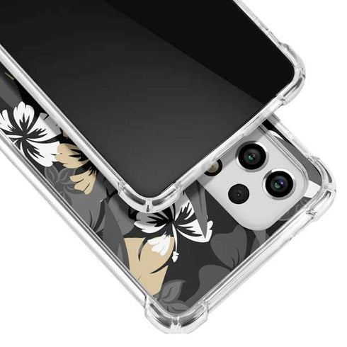 NFL New Orleans Saints Tropical Print Galaxy A53 5G Clear Case