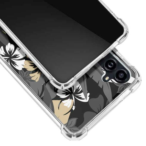 NFL New Orleans Saints Tropical Print Galaxy A54 5G Clear Case