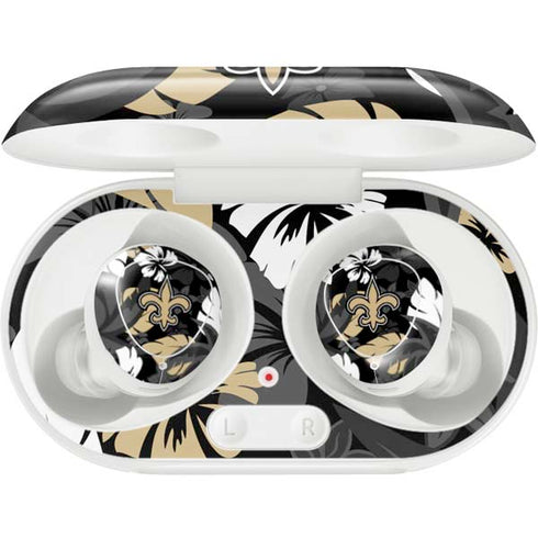 NFL New Orleans Saints Tropical Print Galaxy Buds Plus Skin