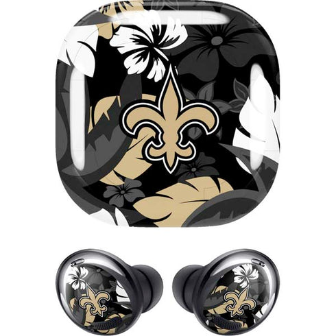 NFL New Orleans Saints Tropical Print Galaxy Buds Pro Skin