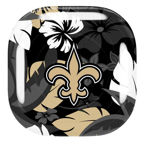 NFL New Orleans Saints Tropical Print Galaxy Buds Pro Skin