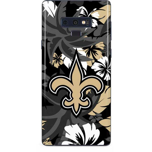 NFL New Orleans Saints Tropical Print Galaxy Note 9 Skin