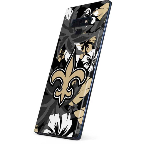 NFL New Orleans Saints Tropical Print Galaxy Note 9 Skin