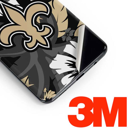 NFL New Orleans Saints Tropical Print Galaxy S10 Plus Skin