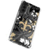 NFL New Orleans Saints Tropical Print Galaxy S21 FE Clear Case