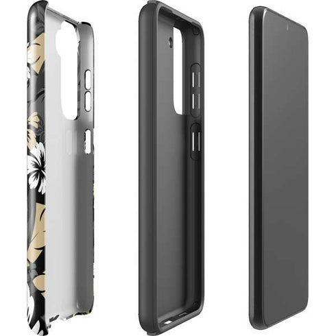 NFL New Orleans Saints Tropical Print Galaxy S21 FE Pro Case