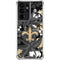 NFL New Orleans Saints Tropical Print Galaxy S21 Ultra 5G Clear Case