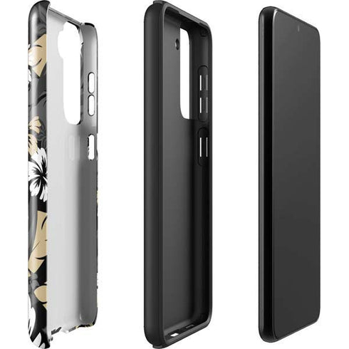 NFL New Orleans Saints Tropical Print Galaxy S22 Plus Pro Case