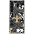 NFL New Orleans Saints Tropical Print Galaxy S23 Clear Case