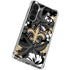 NFL New Orleans Saints Tropical Print Galaxy S23 Clear Case