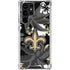 NFL New Orleans Saints Tropical Print Galaxy S24 Ultra Clear Case