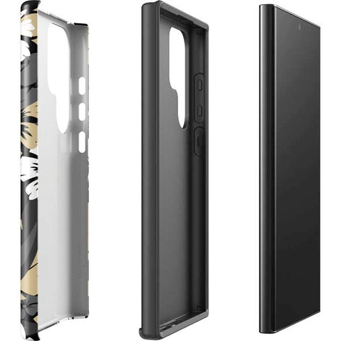 NFL New Orleans Saints Tropical Print Galaxy S24 Ultra Impact Case