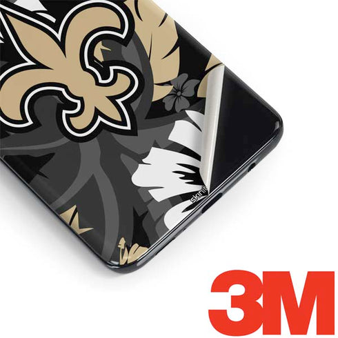 NFL New Orleans Saints Tropical Print Galaxy S9 Skin