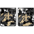 NFL New Orleans Saints Tropical Print Galaxy Z Flip Skin