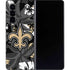NFL New Orleans Saints Tropical Print Galaxy Z Fold4 5G Skin
