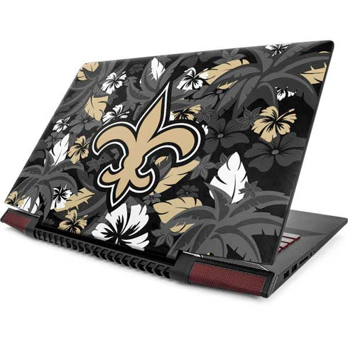 NFL New Orleans Saints Tropical Print Lenovo IdeaPad Skin