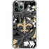 NFL New Orleans Saints Tropical Print iPhone 11 Pro Max Clear Case