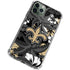 NFL New Orleans Saints Tropical Print iPhone 11 Pro Max Clear Case