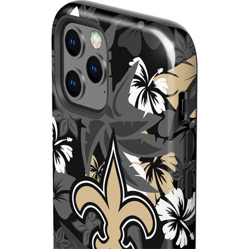 NFL New Orleans Saints Tropical Print iPhone 12 Pro Impact Case
