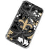 NFL New Orleans Saints Tropical Print iPhone 13 Mini Clear Case