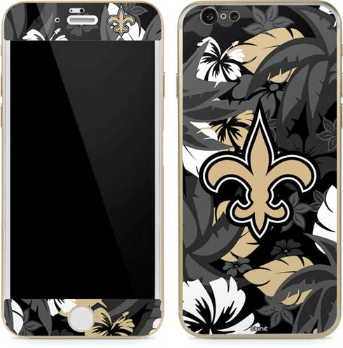 NFL New Orleans Saints Tropical Print iPhone 6/6s Skin