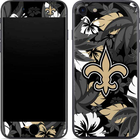 NFL New Orleans Saints Tropical Print iPhone 7 Skin