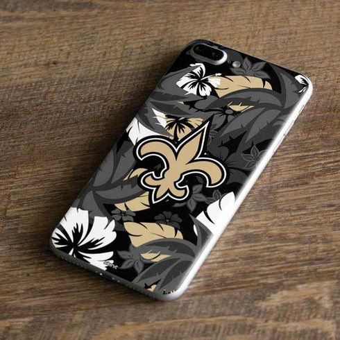 NFL New Orleans Saints Tropical Print iPhone 8 Plus Skin