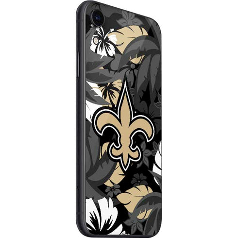 NFL New Orleans Saints Tropical Print iPhone SE (2nd & 3rd Gen) Skin