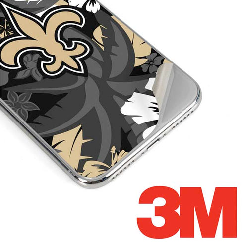 NFL New Orleans Saints Tropical Print iPhone XS Max Skin