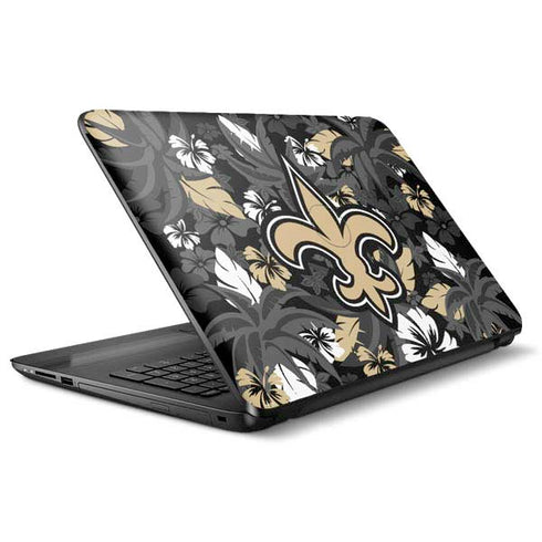 NFL New Orleans Saints Tropical Print HP Notebook Skin