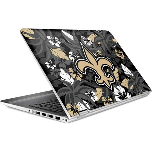 NFL New Orleans Saints Tropical Print HP Pavilion Skin