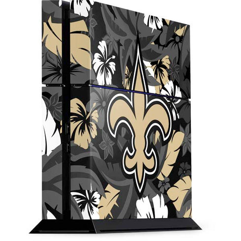 NFL New Orleans Saints Tropical Print PS4 Console Skin