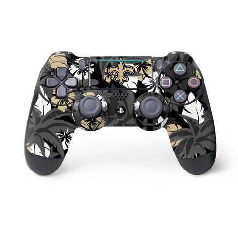 NFL New Orleans Saints Tropical Print PS4 Pro/Slim Controller Skin