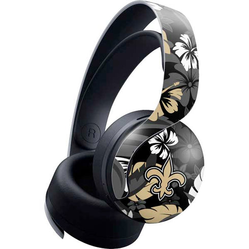 NFL New Orleans Saints Tropical Print PULSE 3D Wireless Headset for PS5 Skin